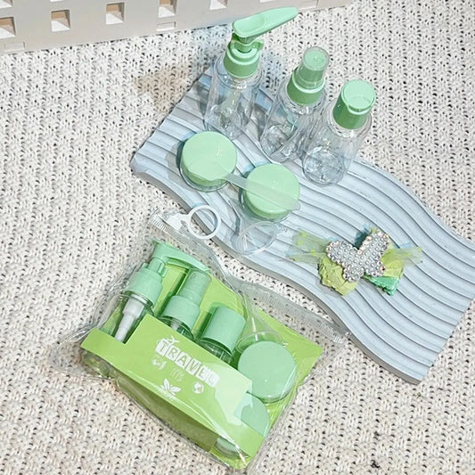 Travel Toiletry Bottles Kit - Leak-Proof Refillable Containers Set
