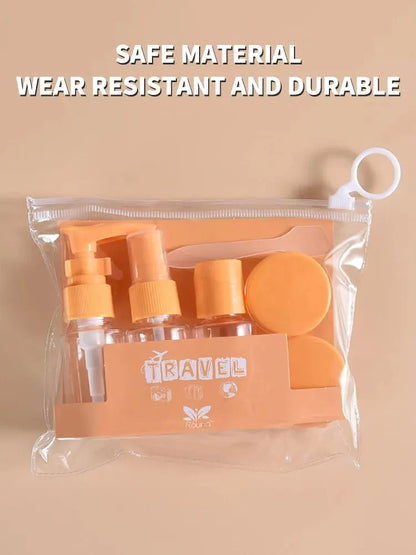 Travel Toiletry Bottles Kit - Leak-Proof Refillable Containers Set