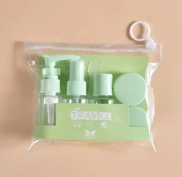 Travel Toiletry Bottles Kit - Leak-Proof Refillable Containers Set