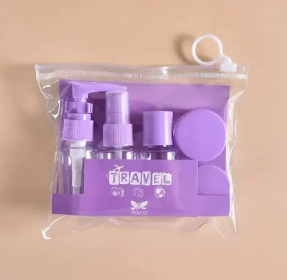 Travel Toiletry Bottles Kit - Leak-Proof Refillable Containers Set