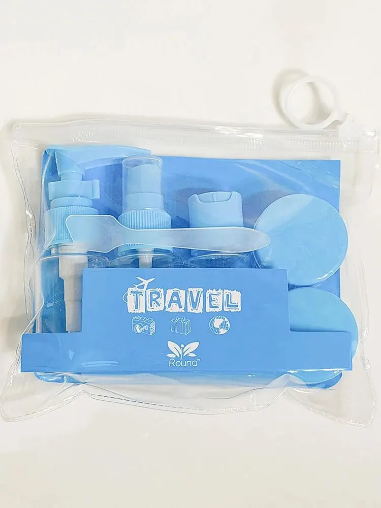 Travel Toiletry Bottles Kit - Leak-Proof Refillable Containers Set