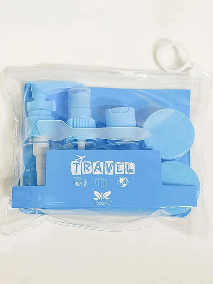 Travel Toiletry Bottles Kit - Leak-Proof Refillable Containers Set