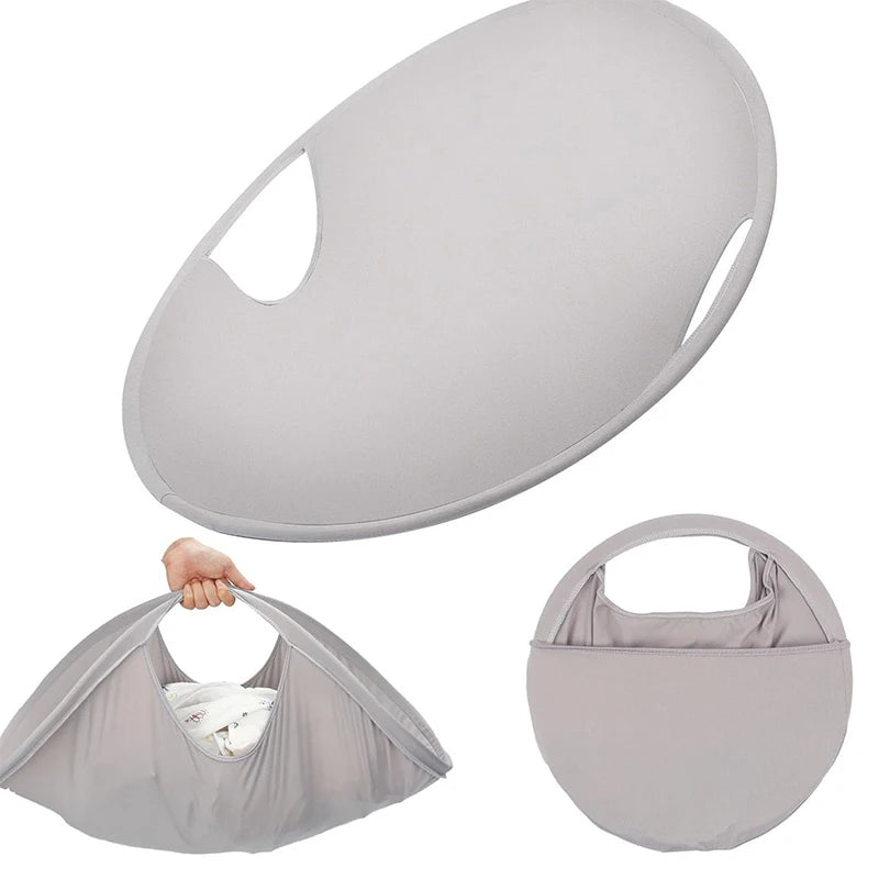 2025 New Foldable Laundry Basket Home Portable Dirty Clothes Folding Basket Space-Saving Home Laundry Organization