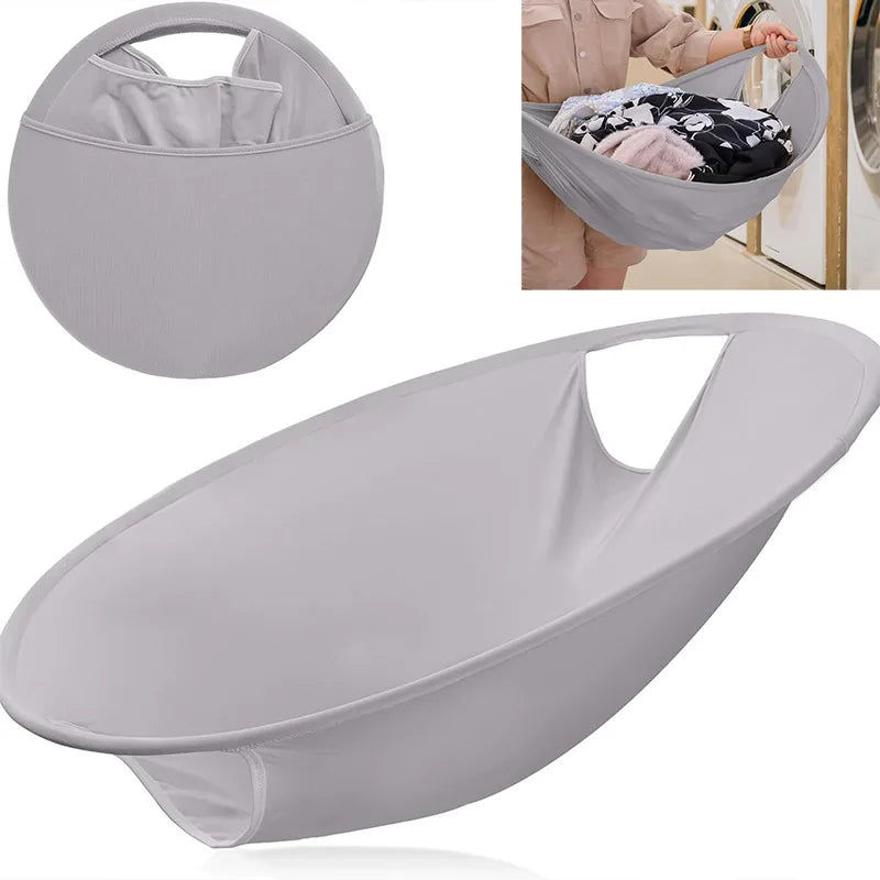 2025 New Foldable Laundry Basket Home Portable Dirty Clothes Folding Basket Space-Saving Home Laundry Organization