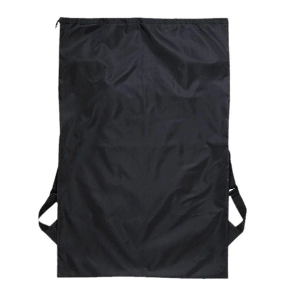 Foldable Laundry Backpack - Large Capacity Dirty Clothes Organizer for Travel, Dorm & Gym  -Resistant Polyester, Drawstring