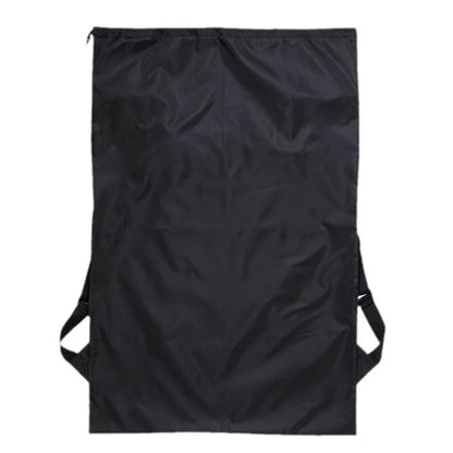 Foldable Laundry Backpack - Large Capacity Dirty Clothes Organizer for Travel, Dorm & Gym  -Resistant Polyester, Drawstring