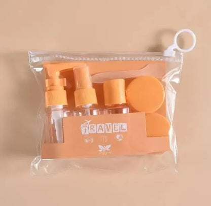 Travel Toiletry Bottles Kit - Leak-Proof Refillable Containers Set