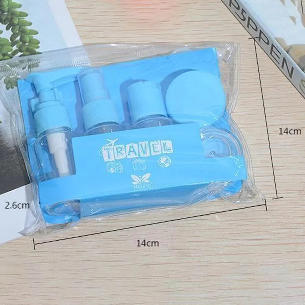 Travel Toiletry Bottles Kit - Leak-Proof Refillable Containers Set