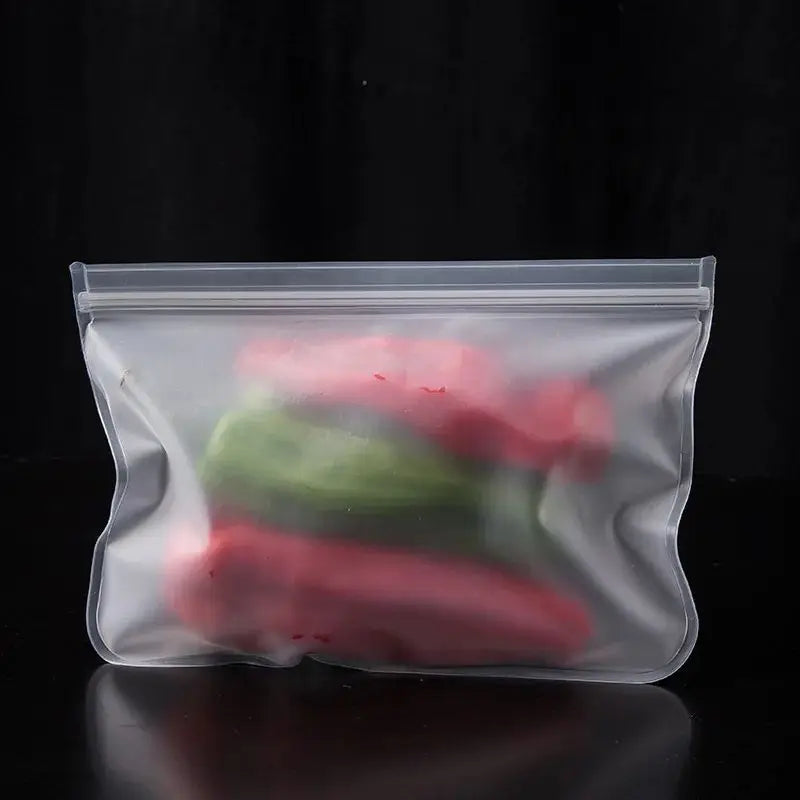 Reusable Silicone Food Storage Bags - Leakproof Lunch Containers Set