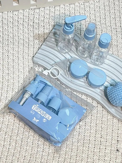 Travel Toiletry Bottles Kit - Leak-Proof Refillable Containers Set