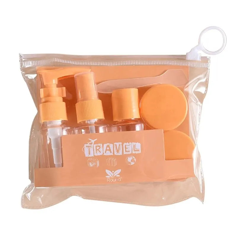 Travel Toiletry Bottles Kit - Leak-Proof Refillable Containers Set