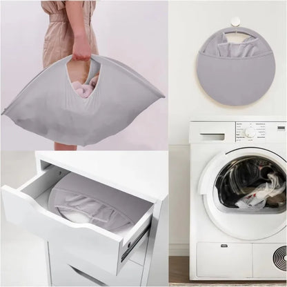 2025 New Foldable Laundry Basket Home Portable Dirty Clothes Folding Basket Space-Saving Home Laundry Organization